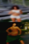Single naked woman